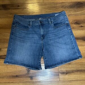 Levi Denim Jean Shorts - Blue